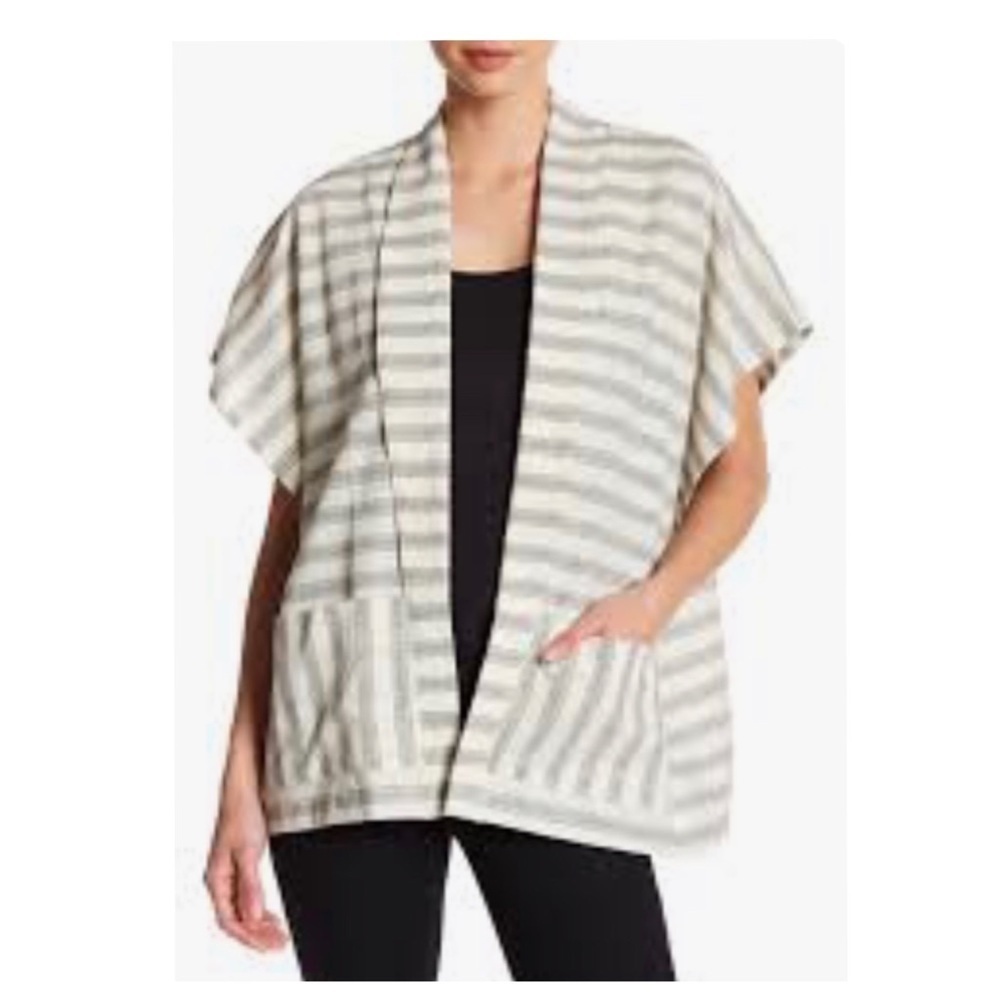 THREE DOTS Enogi Drapey Jacket W/ Pockets, Small